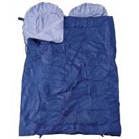 Spacieux Sac de couchage double sac de couchage pour deux Personnes différentes couleurs Bleu