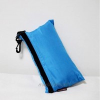 Tmodd Soie Unique Liner Sac de couchage Camping Voyage Mini sac de couchage Bleu ciel