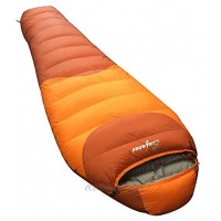 SAFACUS Sac de couchage en duvet 10 degrés pour randonnée et camping Sac de couchage hiver Sac de couchage léger Sac de couchage compact avec sac de compression
