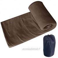GeKLok Sac de couchage de camping drap de camping couverture portable pour sac de couchage en plein air camping voyage bureau maison