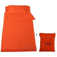 Local Makes A Comeback Hôtel de voyage sac de couchage sale sac de couchage sanitaire drap de sac de couchage sac de couchage imprimé sale 180 cm x 210 cm orange