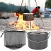 Pratique fixé par des rivets ferme et robuste Pot de camping d'excellente qualité et durabilité pour la cuisine de randonnée