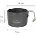 Skrskr Tasse à Eau de Camping ， Tasse extérieure légère en Aluminium pour Stocker de l'eau ， pour Pot Tasse à thé Tasse à café ou récipient Chauffant 160 ML