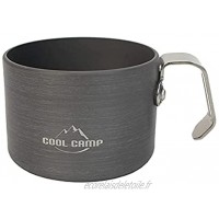 Skrskr Tasse à Eau de Camping ， Tasse extérieure légère en Aluminium pour Stocker de l'eau ， pour Pot Tasse à thé Tasse à café ou récipient Chauffant 160 ML