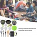 Batterie de cuisine de camping ensemble de cuisine en plein air avec bouilloire ultra légère et casserole pour 2 à 3 personnes théière portable pour camping randonnée pique-nique