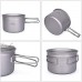 Boundless Voyage Camping Ustensiles de Cuisine Kit Pot en Titane avec poignée Pliante Kit de désordre de Cuisine en Plein air Pots Pans Poêle à Frire Kit de désordre