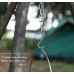 HINNLAC Planche de Trépied de Camping Transformez Les Branches en BBQ Trépied Plaque de Support de Feu de Camp en Acier Inoxydable avec Chaîne Réglable pour Suspendu Facilite la Cuisson en Plein Air