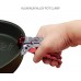 OVBBESS Pince de fixation pour casseroles poêles bols ustensiles de cuisine de camping Gris