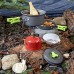 HAHFKJ Camping Portable Vaisselle de Cuisson Ensemble de cuillère à ustensiles de Cuisine en Plein air Cuisine de cuillère pour la randonnée Pique-Nique Voyage Sauvage campismo Color : A