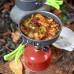 HAHFKJ Camping Portable Vaisselle de Cuisson Ensemble de cuillère à ustensiles de Cuisine en Plein air Cuisine de cuillère pour la randonnée Pique-Nique Voyage Sauvage campismo Color : A