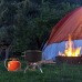 thorityau Batterie de Cuisine de Camping Antiadhésive Kit de Casseroles Camping Ustensiles de Cuisine pour Camping pour 1-2 Personnes Voyage Randonnée Trekking BBQ