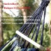 Hamac de Canevas Hamac de Camping avec des Sangles D'arbres pour Camps de Voyage Randonnée de Randonnée Color : Blue Upgrade Taille : Double 150cm