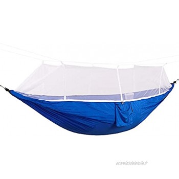 N C Moustiquaire Extérieure Hamac Camping avec Moustiquaire Ultra Légère en Nylon Tente Bleu