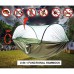 SHYPT Hamac avec Sangle d'arbre lit de Voyage en Tissu de Parachute léger adapté à la randonnée Sac à Dos arrière-Cour Camp et Autres Accessoires