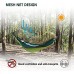 Sunydog Camping en Plein air hamac avec Filet moustiquaire Moustique Suspendu balançoire Dormir Tente Arbre de lit