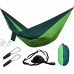 ZHZHUANG Hamac de camping portable double suspendu en nylon léger Hamac de parachute de survie en plein air Voyage Loisirs dormir 9