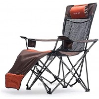 Adesign Chaise de Camping Pliante de Loisir en Plein air siège Pliable Portable léger extérieur Festival Plage Sac de Transport