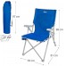 AKTIVE 52839 Chaise Pliante pour Camping 3 Positions 59 x 87 x 98 cm Tube métallique et Polyester Multicolore 87 x 59 x 98 cm