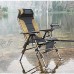 Chaise Camping Plage Chaise longue Chaise à bascule en plein air avec pieds réglables pour Camping Beach Pliant Chaise de pêche montée pour la chaise de canne montable Chaise Pliante Camping