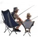 Chaise de Camping Chaise de Camping Pliante extérieure Portable Chaise de pêche Chaises Pliantes ultralégères d'extérieur pour Camping sur Herbe Plage de Sable Balcon Pêche