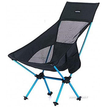 Chaise de Camping Chaise de Camping Portable Chaise Pliante Portable avec Dossier Ergonomique Patio extérieur Plage Randonnée Randonnée Chaises de Camp de Voyage