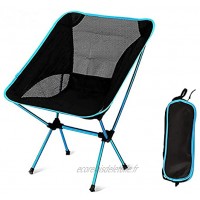 Chaise de Camping Chaise de pêche en Plein air Ultra-légère chaises Pliantes Portables en Alliage d'aluminium Chaise de Camping Pliante pour Le Camping la randonnée la randonnée
