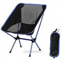 Chaise de Camping Chaise de pêche Portable extérieure Ultra-légère chaises Pliantes ultralégères Chaise de Camping Pliante pour Le Camping la randonnée la randonnée