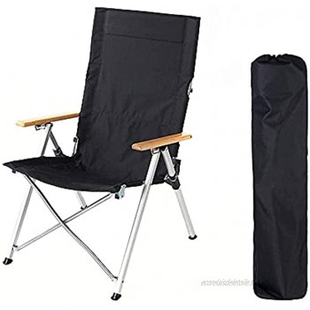 Chaise de Camping Chaises de Camping Portables Chaise de Camping Portable Chaise de pêche Pliante extérieure compacte Capacité Robuste de 140 kg avec Sac de Transport pour la randonnée la r