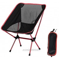 Chaise de Camping Chaises Pliantes d'extérieur Ultra-légères Chaise de pêche Portable Chaise de Camping Pliante en Alliage d'aluminium pour Le Camping la randonnée la randonnée