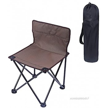 Chaise de Camping Chaises Pliantes ultralégères d'extérieur avec Sac de Rangement Chaise de Camping Pliante Chaise de pêche Portable pour Le Camping sur Herbe Plage de Sable Balcon Pêche