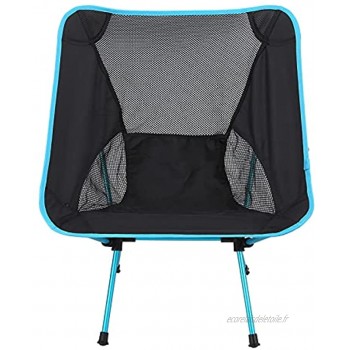Chaise de Camping en Plein air Chaise Pliable Portable Longue durée de Vie Design Professionnel pour l'extérieur pour Le Camping pour Les Amis