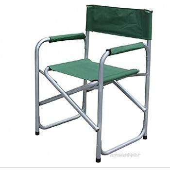 Chaise de Camping Outdoor Lounge Chair légère Rabattre Chaise Pliante légère Fauteuil Directeur Chaise de Plage Color : Green