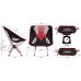 EDEUOEY Chaise de camping ultralégère pour adultes: sac à dos robuste de 104 kg pliable pliable portable compact pliable pour plage pique-nique voyage randonnée