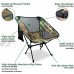 Geertop Chaise de Camping Pliante avec Sac de Transport Pliable Ultra-Légères Chaise de Plage Portable Compact Chaise de Pêche Capacité 300lbs