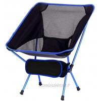 Queta Chaise de Camping Pliable Chaise de pêche Pliante de Support en Alliage d'aluminium avec Sac de Transport Ultra-légère Durable