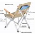 SONG Chaise de Camping Portable chaises de Camping Grand et Confortable Fauteuil de Transport Structure Durable capacité de Charge maximale de 120 kg pour Le Camping Estival Color : Black