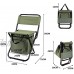 TDMYCS Chaises Chaise de Camping Compact Chaise Pliante Compacte Chaise compacte avec de Grands Sacs de Rangement pour Camp Randonnée Randonnée Randonnée Sketching Chaises Pliantes