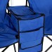 ZDYLM-Y Chaises de Plage Pliantes Doubles avec Parasol Chaise de Camping Portable extérieure à 2 Places avec Porte-gobelet et glacière pour Plage terrasse