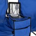 ZDYLM-Y Chaises de Plage Pliantes Doubles avec Parasol Chaise de Camping Portable extérieure à 2 Places avec Porte-gobelet et glacière pour Plage terrasse