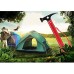 FOLOSAFENAR Tent Peg Hammer Tent Peg Extractor Puller Portable avec Une Ficelle pour Le Camping Les caravanes Les Festivals et Plus