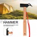 Marteau 570 g Marteau pour Charpentier Camping Hammer Pique de tente en plein air Marteau pour randonnée Pour Clouage Et Déclouage Rapide