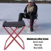 Bnineteenteam Tabouret Pliant Mini siège portatif de Camping de Chaise de pêche de Chaise d'alliage d'aluminium