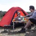 KingCamp Tabouret Portable Ultraléger Chaise Pliante Mini Siège Rabattable avec Poche en Filet pour Camping Plage Pêche Randonnée Voyage Pique-Nique Extérieur