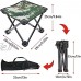Mini Chaise Pliable Tabouret de Camping Portable Tabouret de Camping Pliant Tabouret de Camping Portable Pliant pour Camp de Pêche Voyageant Randonnée Plage Jardin Barbecue