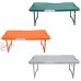 Aiong Table de Pique-Nique Table de Camping Pliante portative en Plastique rectangulaire pour la randonnée en Plein air
