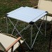 BBGS Table de Camping Pliante Portative Tableau en Alliage D'aluminium avec Sac pour L'extérieur Pique-Nique Pêche Arrière Et À La Maison Size : 52x52x55cm