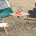 BBGS Table de Camping Pliante Portative Ultra-léger Tableau en Alliage D'aluminium avec Sac pour L'extérieur Pique-Nique Pêche Arrière Et À La Maison