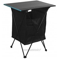Benxin Table de camping pliante légère en alliage d'aluminium Petite table d'extérieur pour le camping et le pique-nique