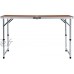 Beyamis Table Pliable de Camping Aluminium 120x60 cm