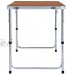 Beyamis Table Pliable de Camping Aluminium 120x60 cm